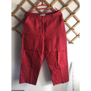 Pure and simple ￼100 Percent Linen Pants L Size 10